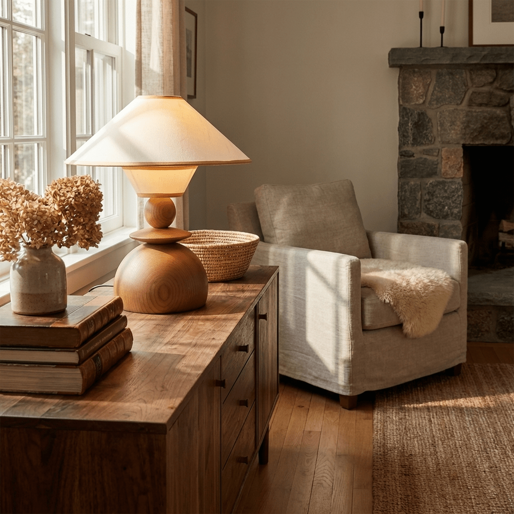 Geometric Bedside Lamp — Table Lamp | Maison Monashee — view 8