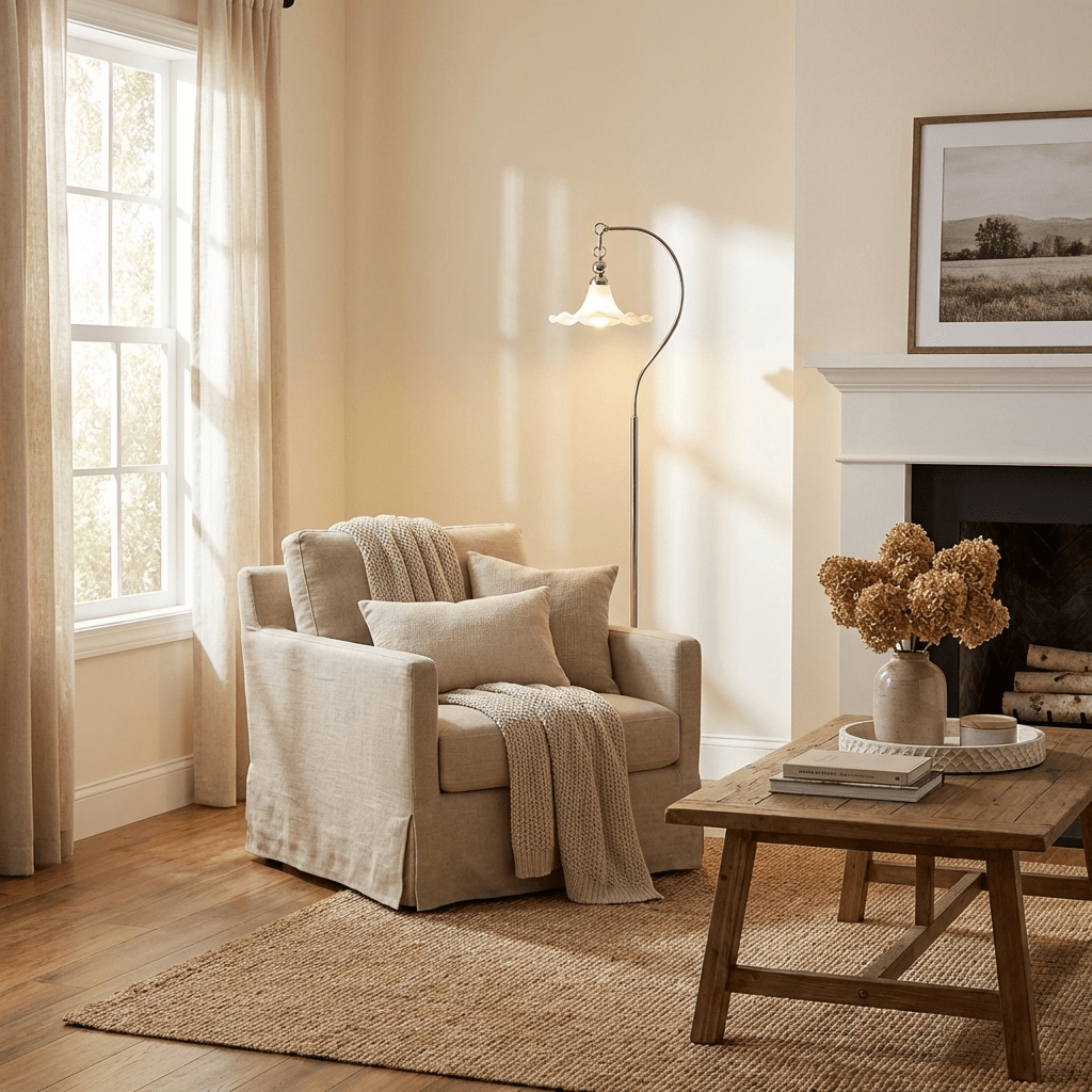 Modern Arc Floor Lamp for Living Room — Floor Lamp | Maison Monashee — view 5