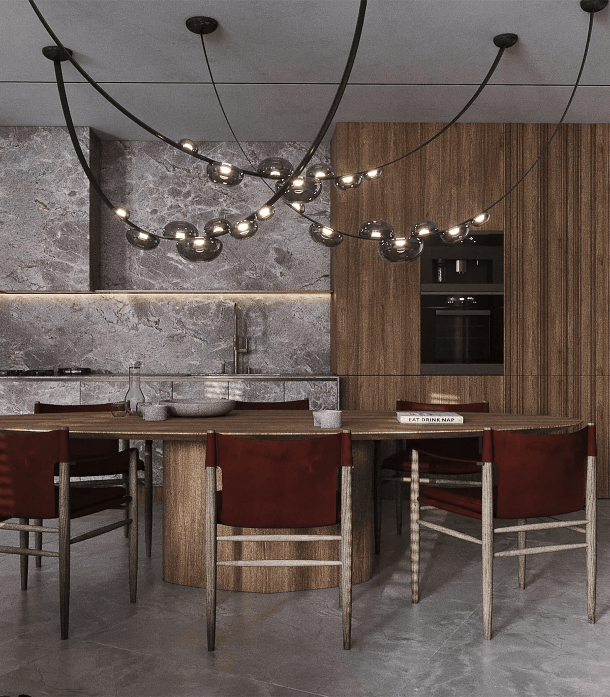 Leather Chandelier — Chandelier | Maison Monashee — view 26