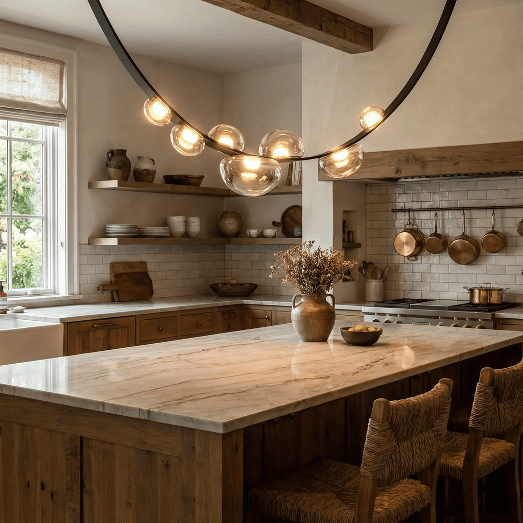 Leather Chandelier — Chandelier | Maison Monashee — view 3