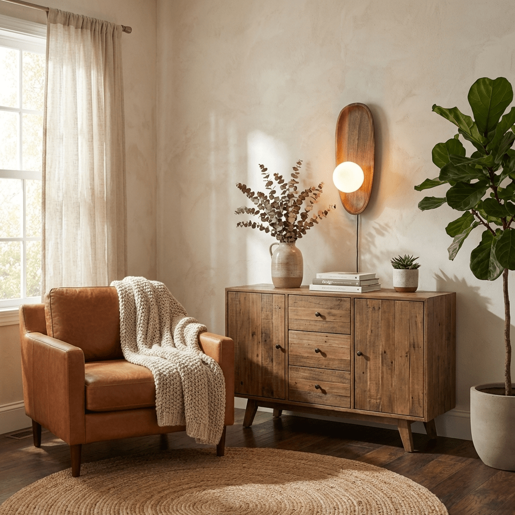 Wood Plug-In Wall Sconce — Wall Sconce | Maison Monashee — view 5