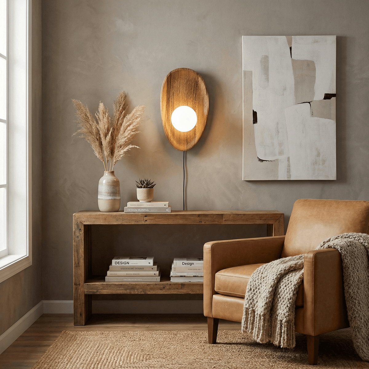 Wood Plug-In Wall Sconce — Wall Sconce | Maison Monashee — view 7