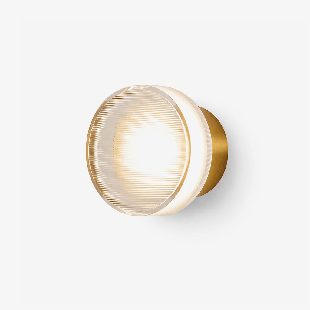 Wall Light Ribbed Glass — Wall Sconce | Maison Monashee