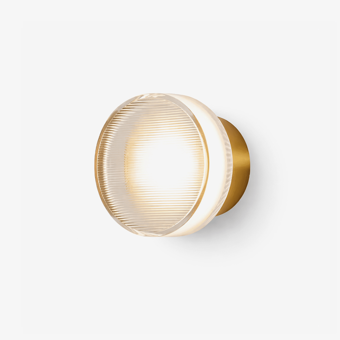 Wall Light Ribbed Glass — Wall Sconce | Maison Monashee