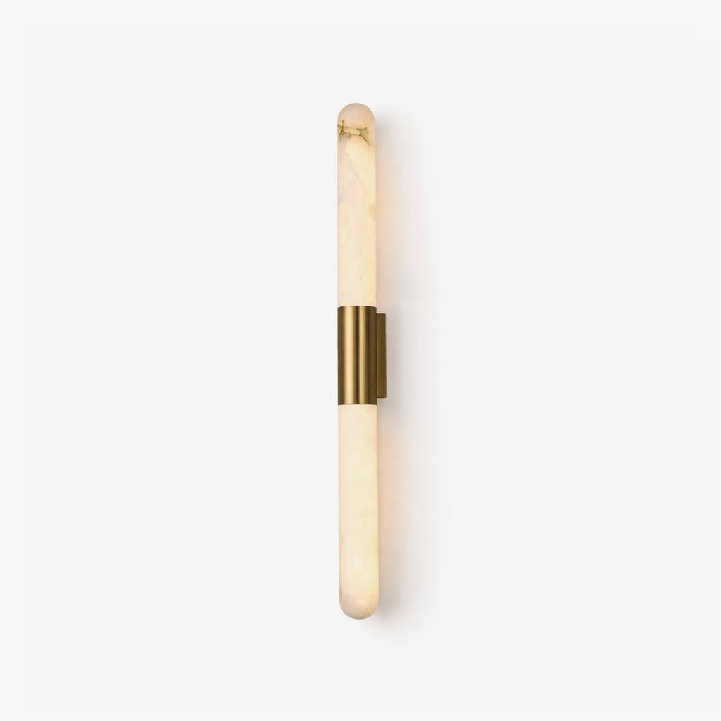 Alabaster Tube Sconce — Wall Sconce | Maison Monashee — view 7