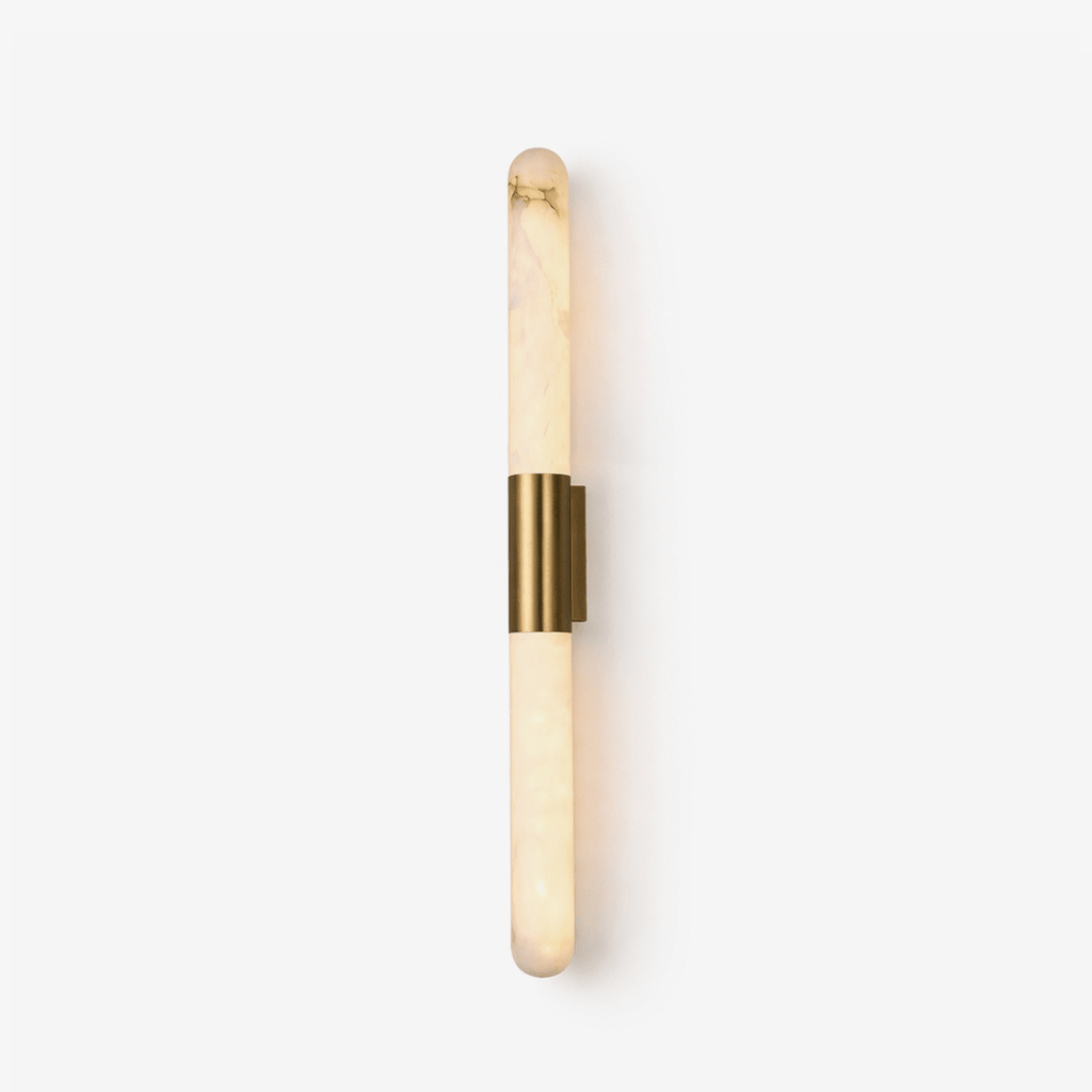 Alabaster Tube Sconce — Wall Sconce | Maison Monashee