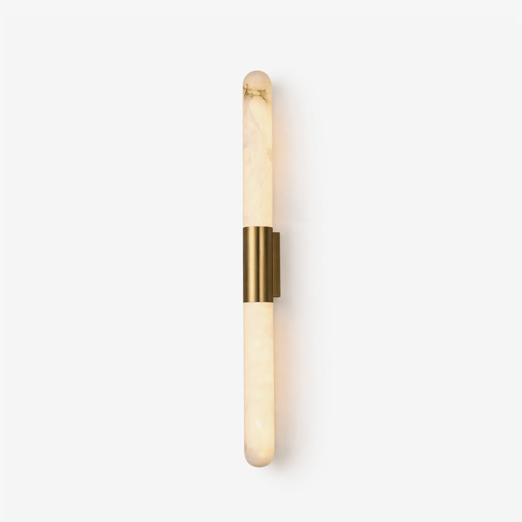 Alabaster Tube Sconce — Wall Sconce | Maison Monashee