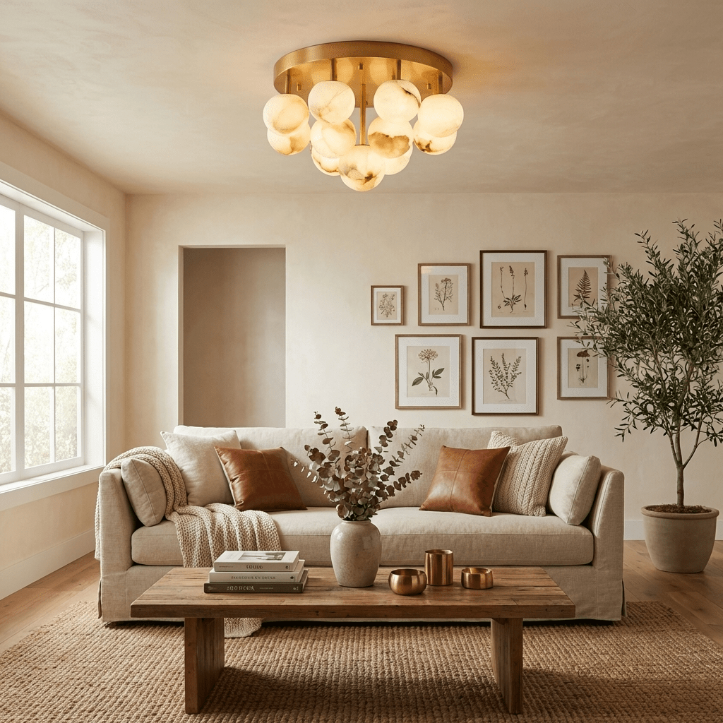 Cluster Globe Light Fixture — Ceiling Light | Maison Monashee — view 4