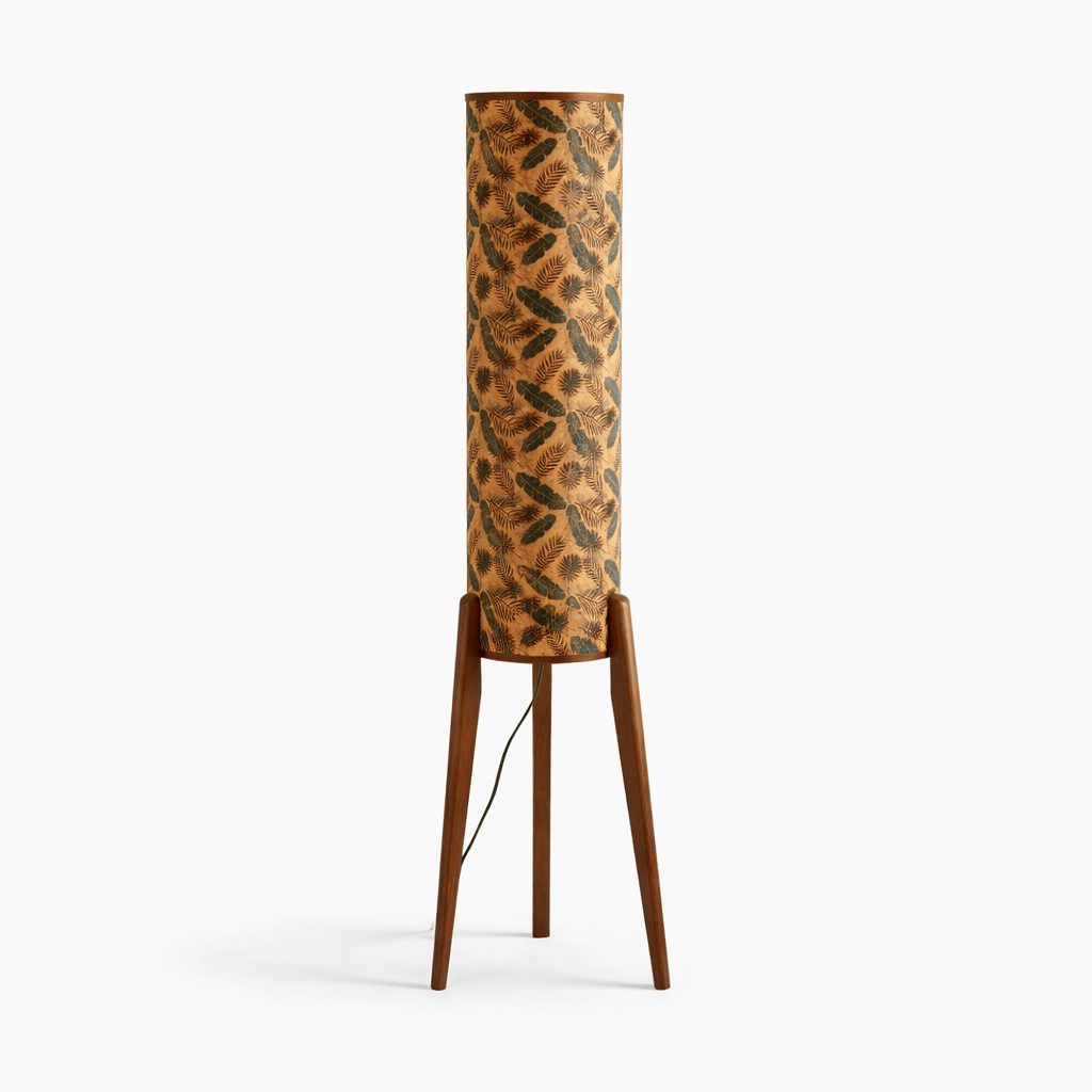 Natural Wood Tripod Floor Lamp — Floor Lamp | Maison Monashee — view 11