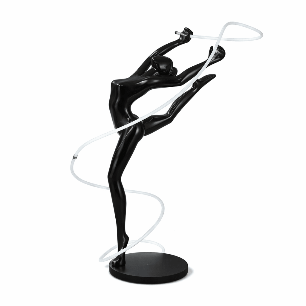 Gold LED Floor Lamp — Floor Lamp | Maison Monashee — view 9