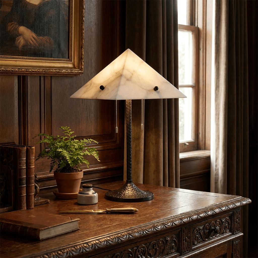 Black Textured Table Lamp — Table Lamp | Maison Monashee — view 2