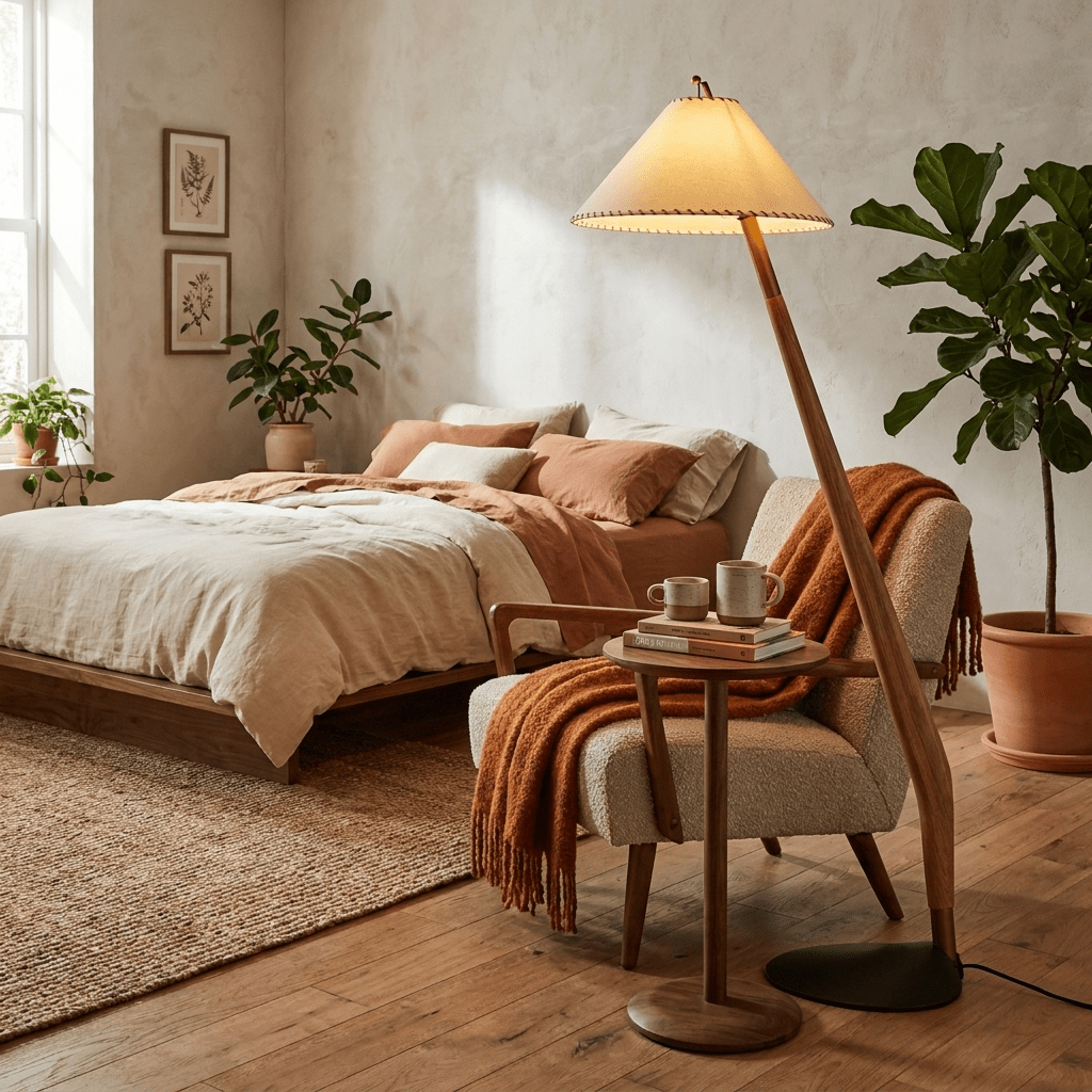Modern Rustic Floor Lamp — Floor Lamp | Maison Monashee — view 5