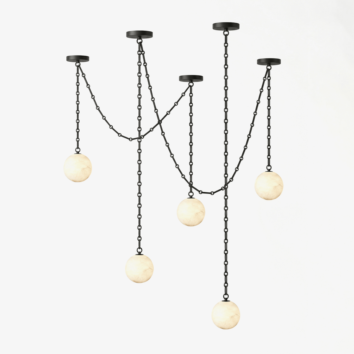Industrial Orb Chandelier — Chandelier | Maison Monashee