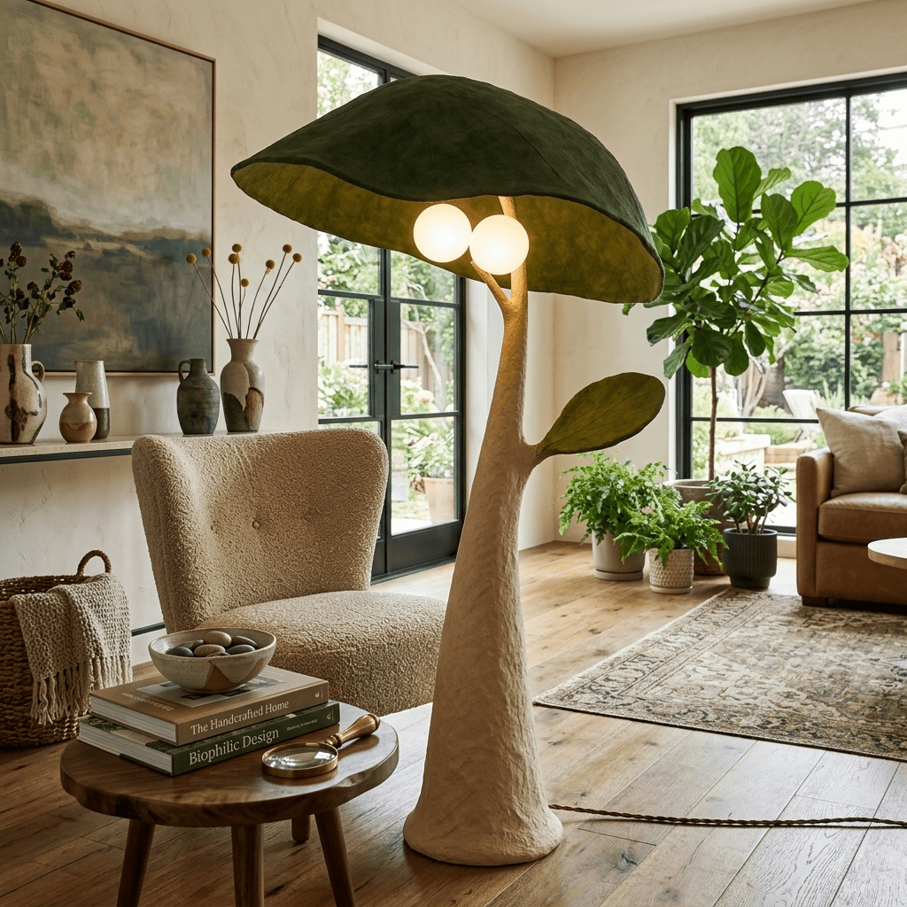 Tall Mushroom Floor Lamp — Floor Lamp | Maison Monashee — view 4