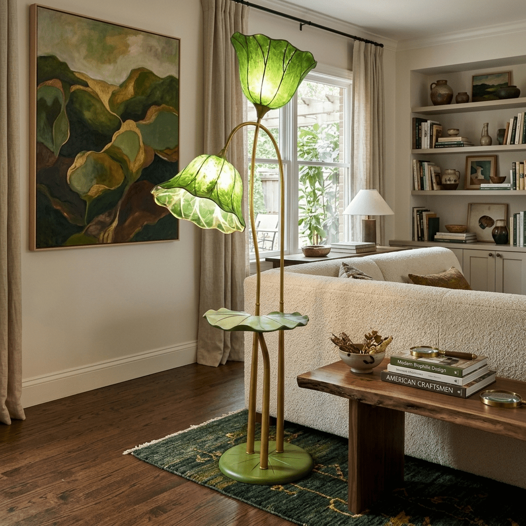 Flower Petal Floor Lamp — Floor Lamp | Maison Monashee — view 4