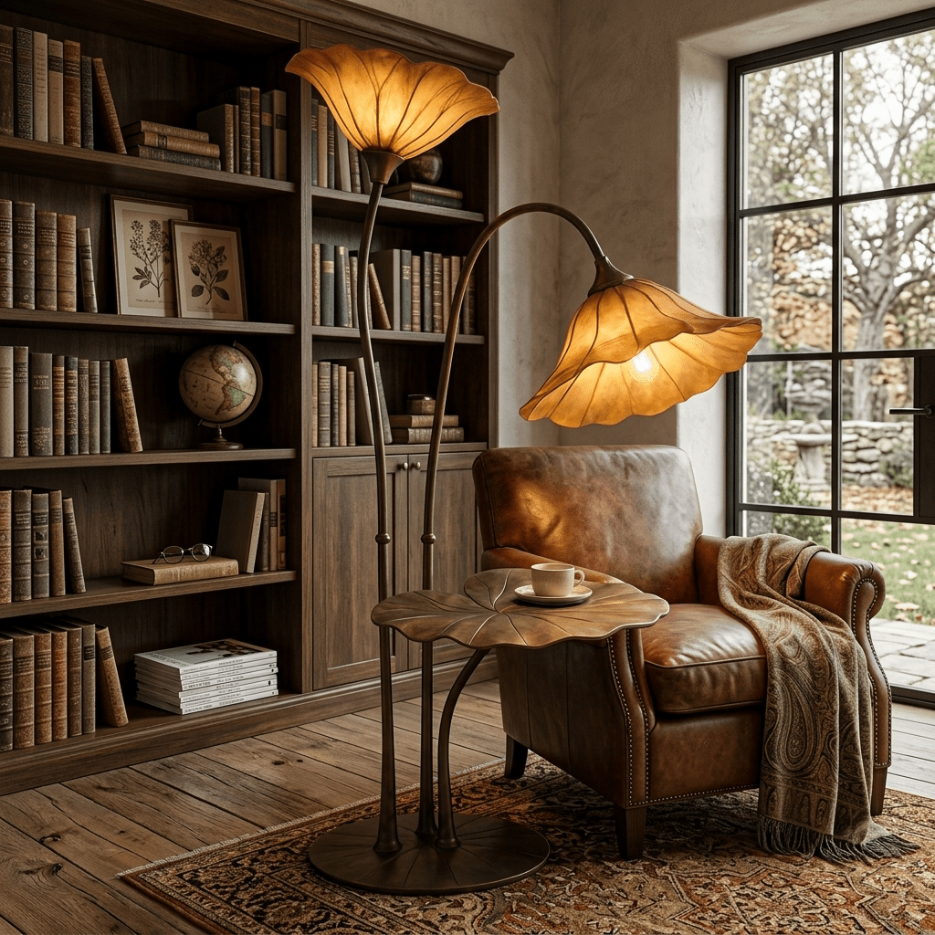 Flower Petal Floor Lamp — Floor Lamp | Maison Monashee — view 6