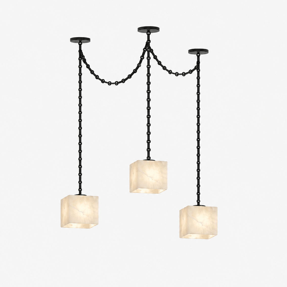 Modern Black Chandelier Lighting — Chandelier | Maison Monashee — view 20