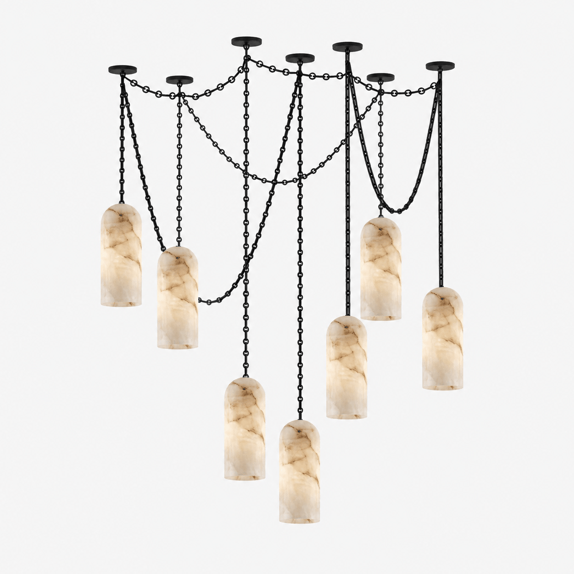 Alabaster Pendant Chandelier — Chandelier | Maison Monashee