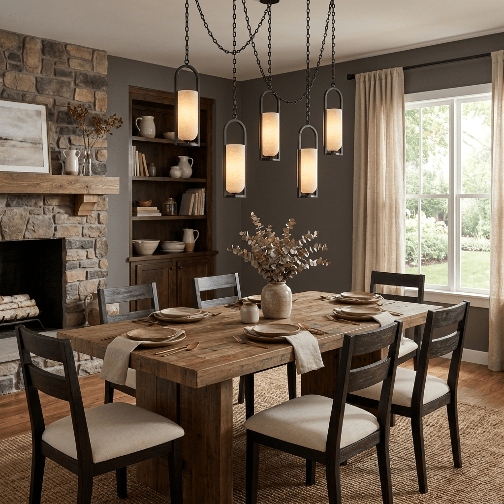Lantern Chandelier — Chandelier | Maison Monashee — view 2