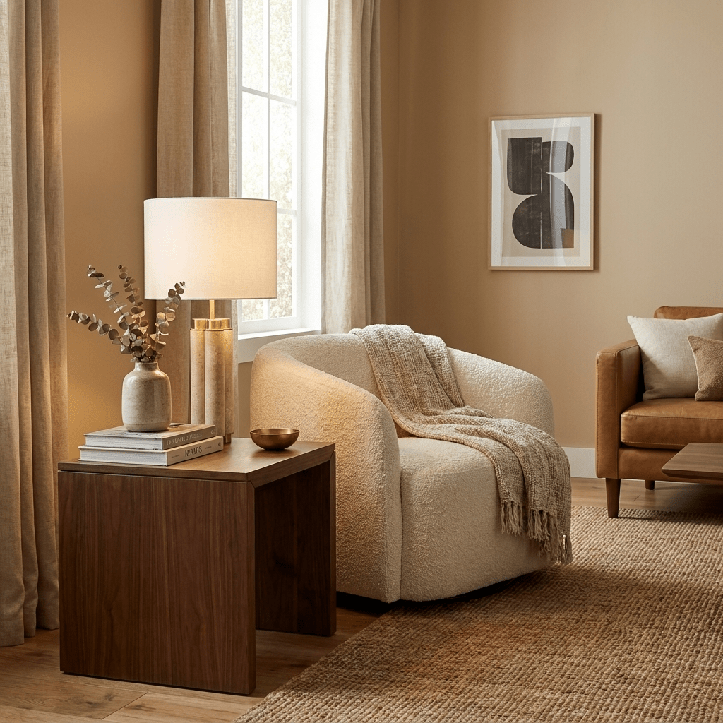 Table Lamp with Stone Base — Table Lamp | Maison Monashee — view 4