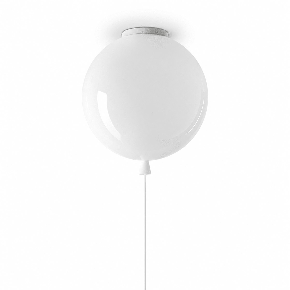 Pink Glass Ceiling Light — Ceiling Light | Maison Monashee — view 17