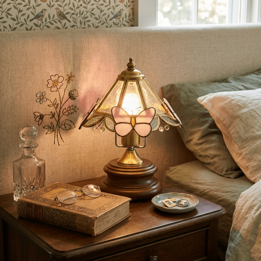 Tiffany Glass Table Lamp — Table Lamp | Maison Monashee — view 8