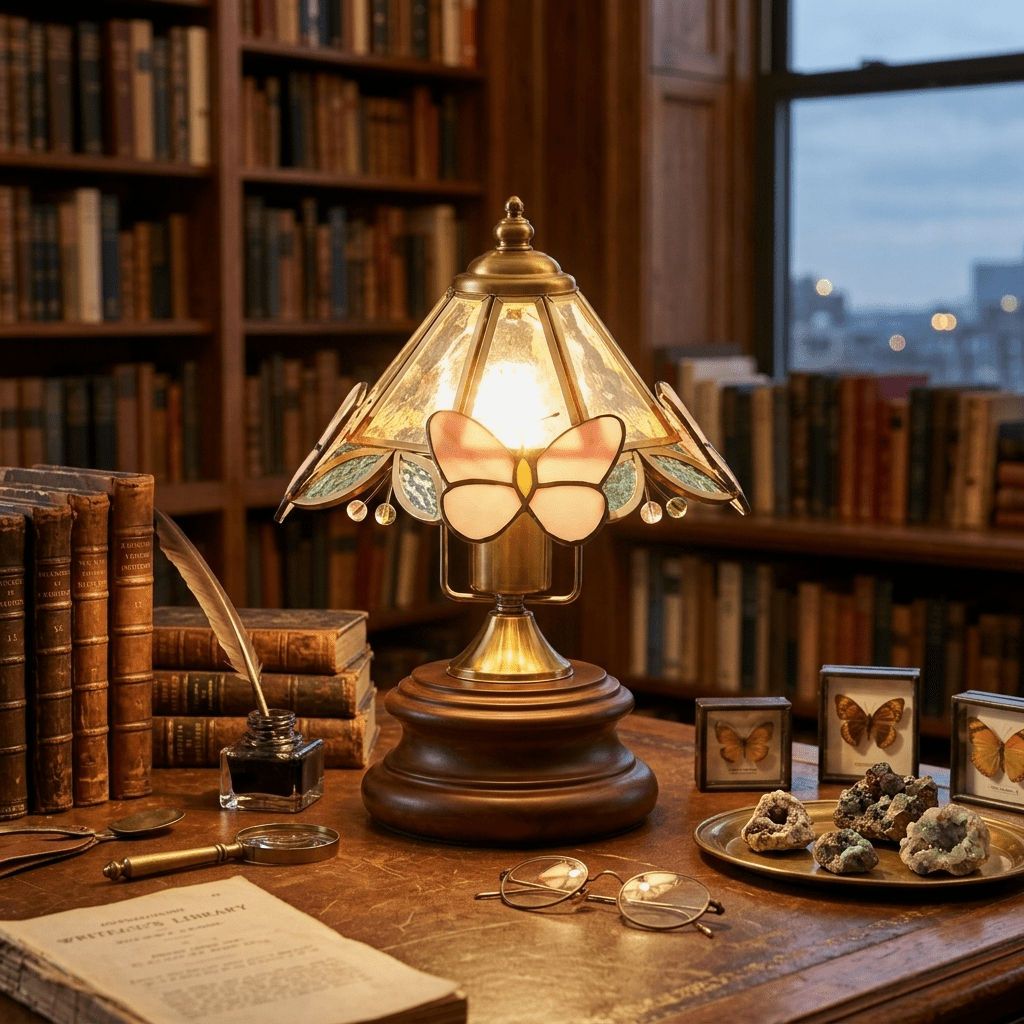 Tiffany Glass Table Lamp — Table Lamp | Maison Monashee — view 5