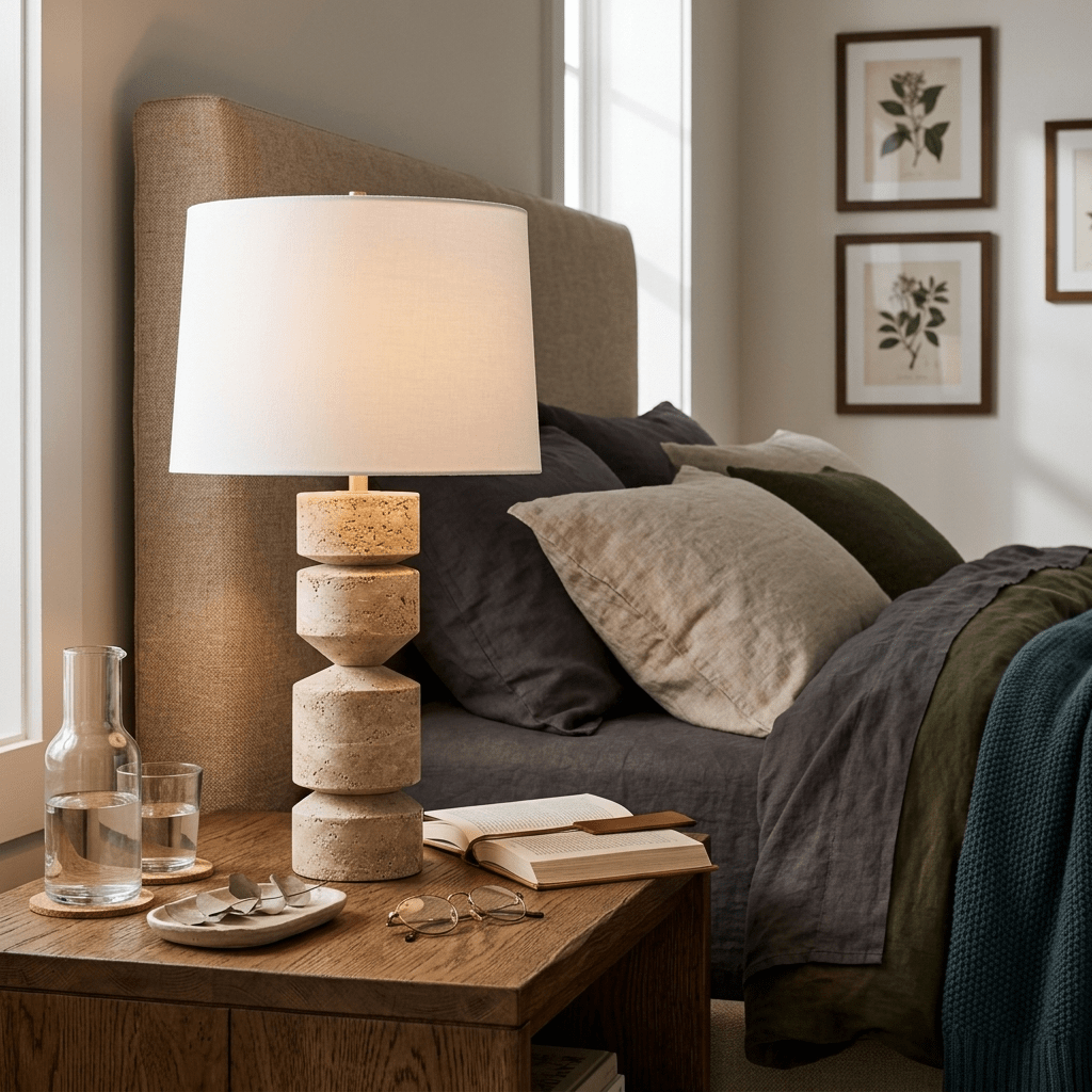 Large Stone Table Lamp — Table Lamp | Maison Monashee — view 5