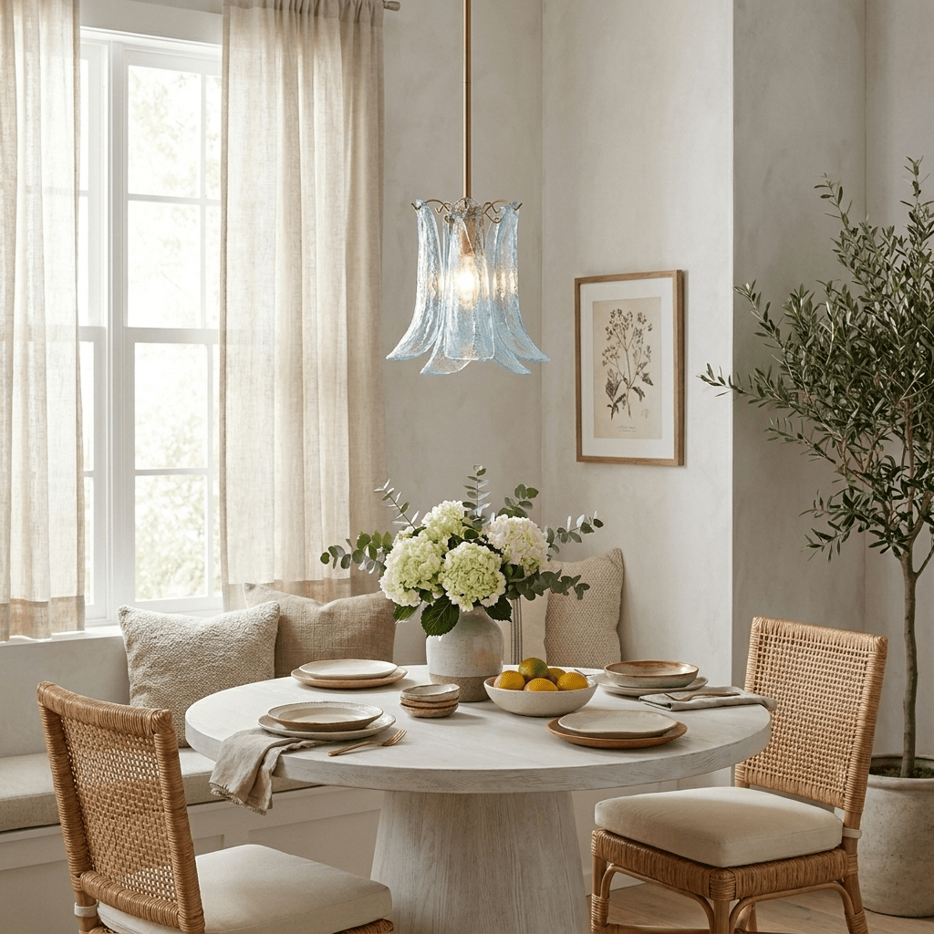 Hanging Glass Pendant Light — Pendant Light | Maison Monashee — view 9