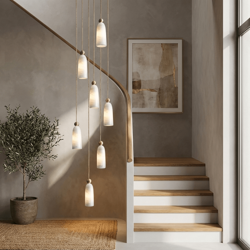 Staircase Cluster Pendant Light — Pendant Light | Maison Monashee — view 2