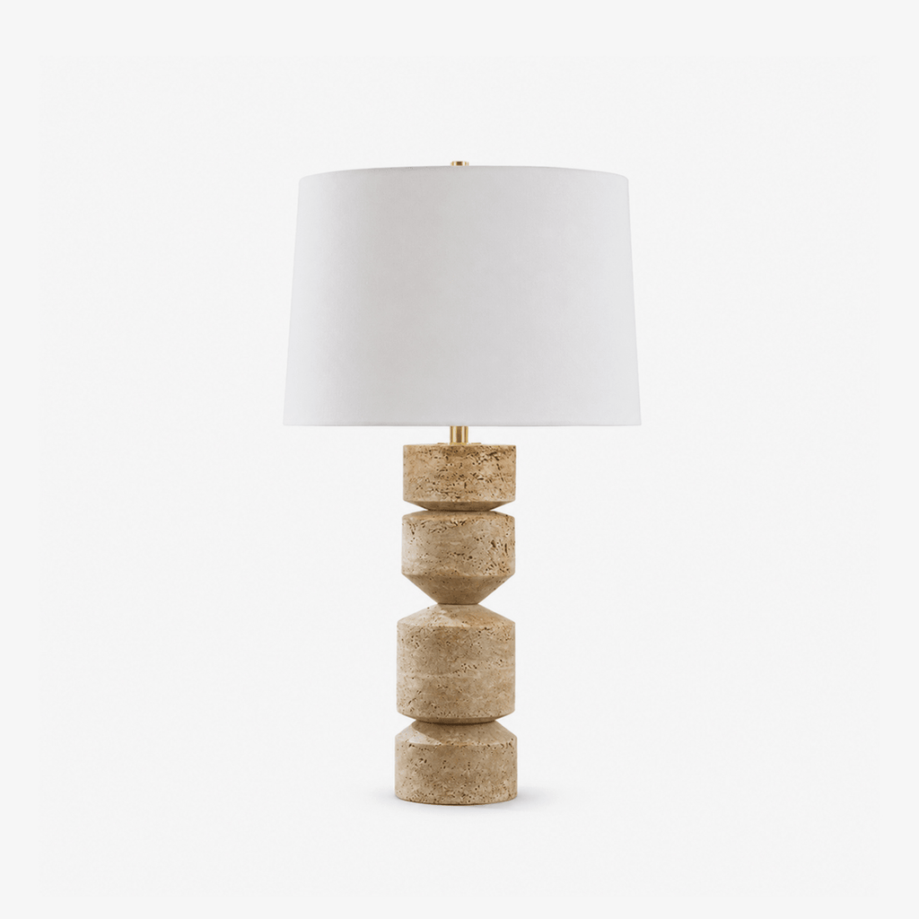 Large Stone Table Lamp — Table Lamp | Maison Monashee