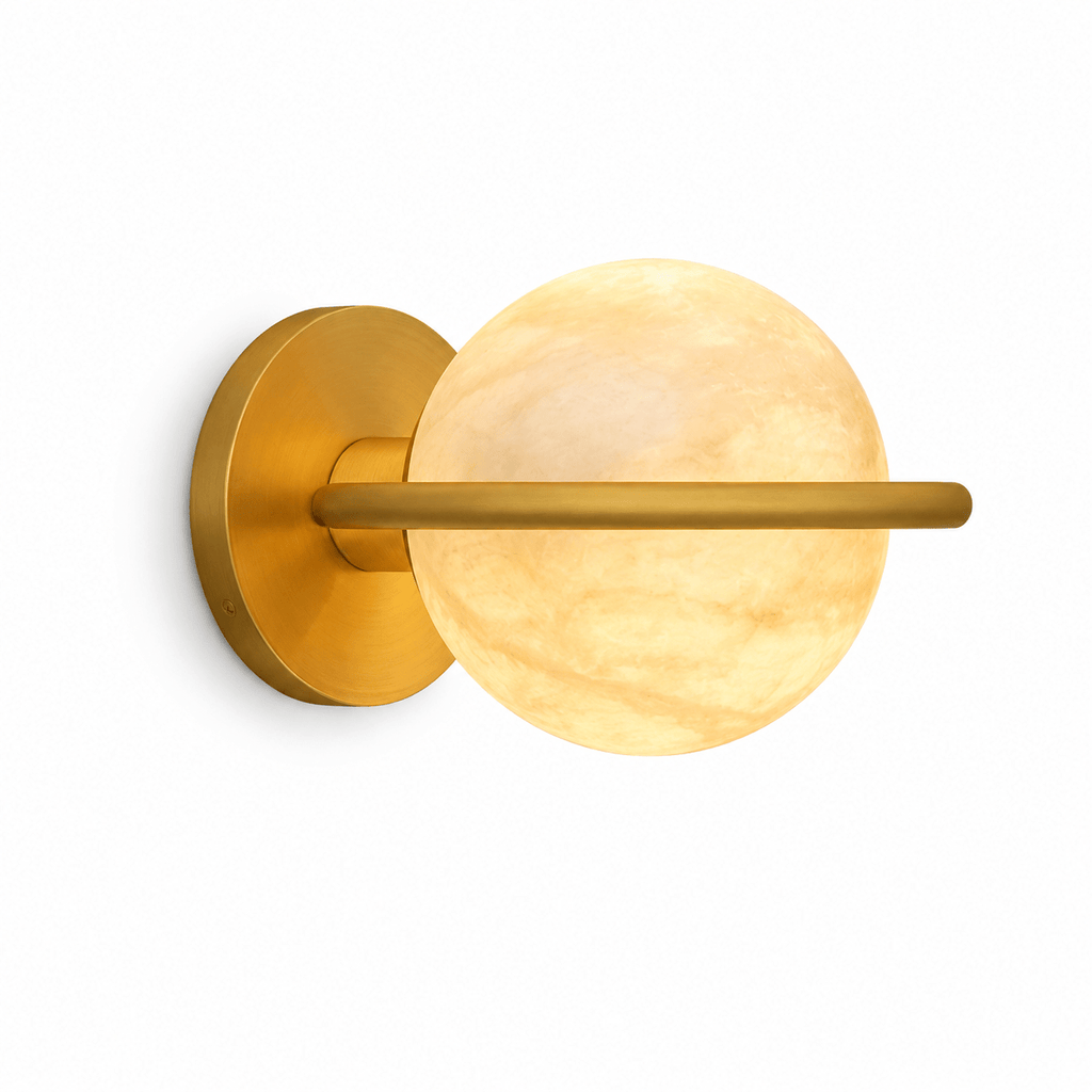 Modern Gold Vanity Light — Wall Sconce | Maison Monashee — view 12