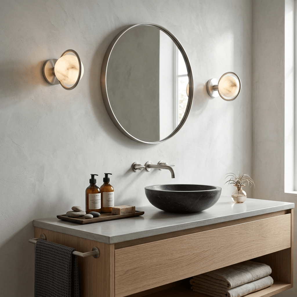 Modern Gold Vanity Light — Wall Sconce | Maison Monashee — view 6
