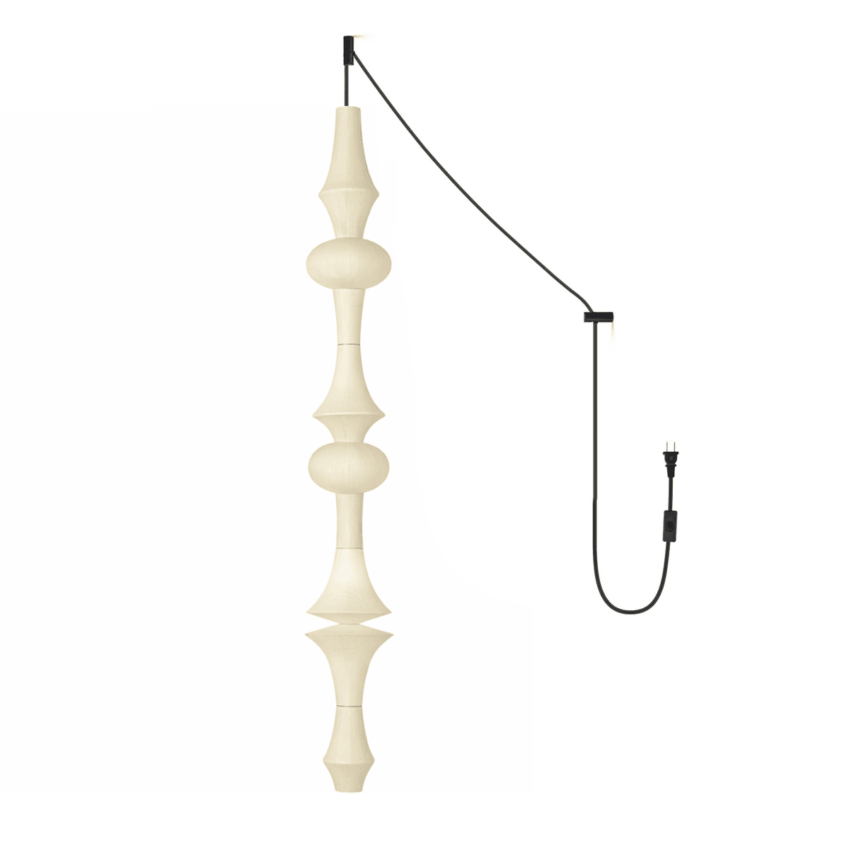 Paper Lantern Pendant Light Plug-In — Pendant Light | Maison Monashee — view 41