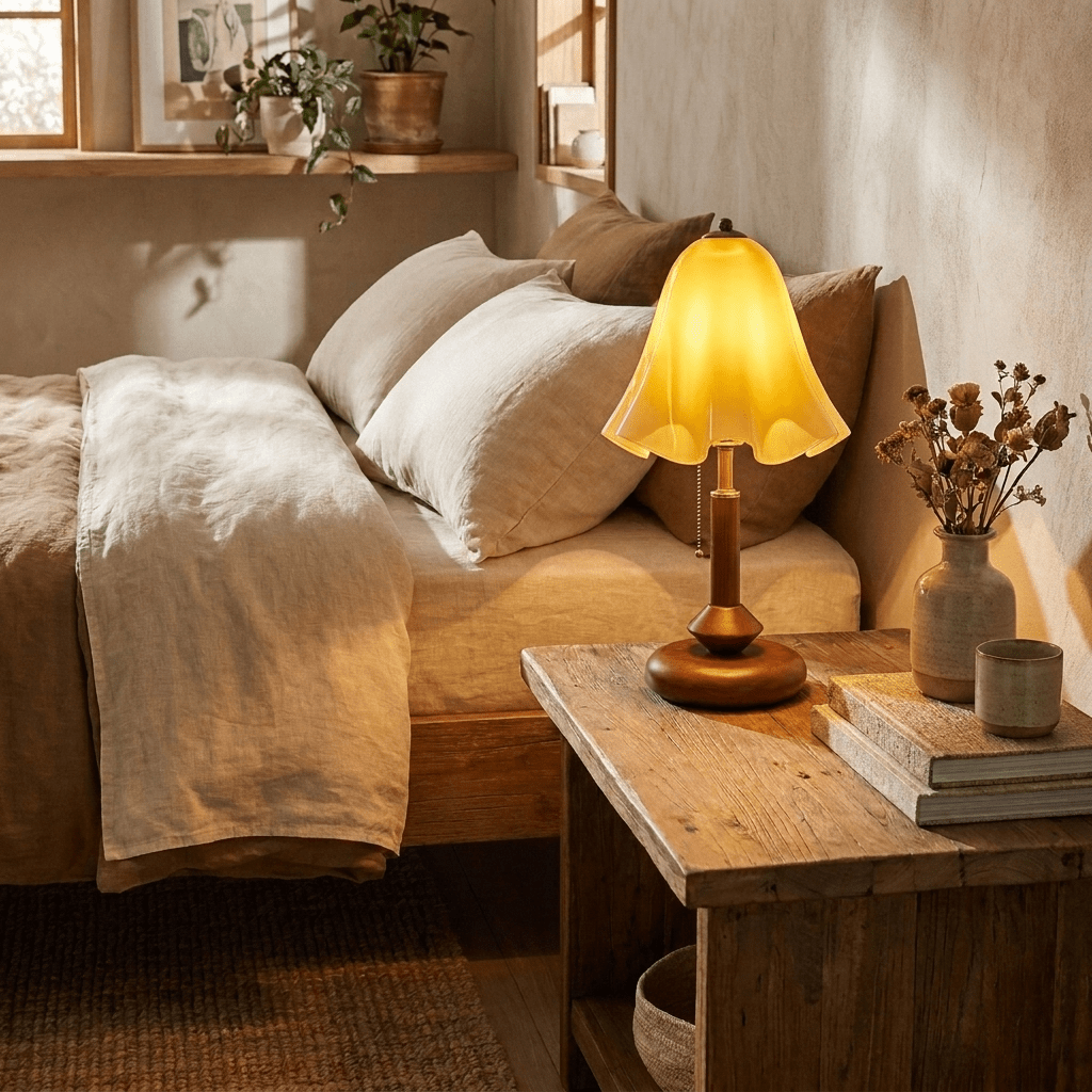 Glass Lampshade Table Lamp — Table Lamp | Maison Monashee — view 5