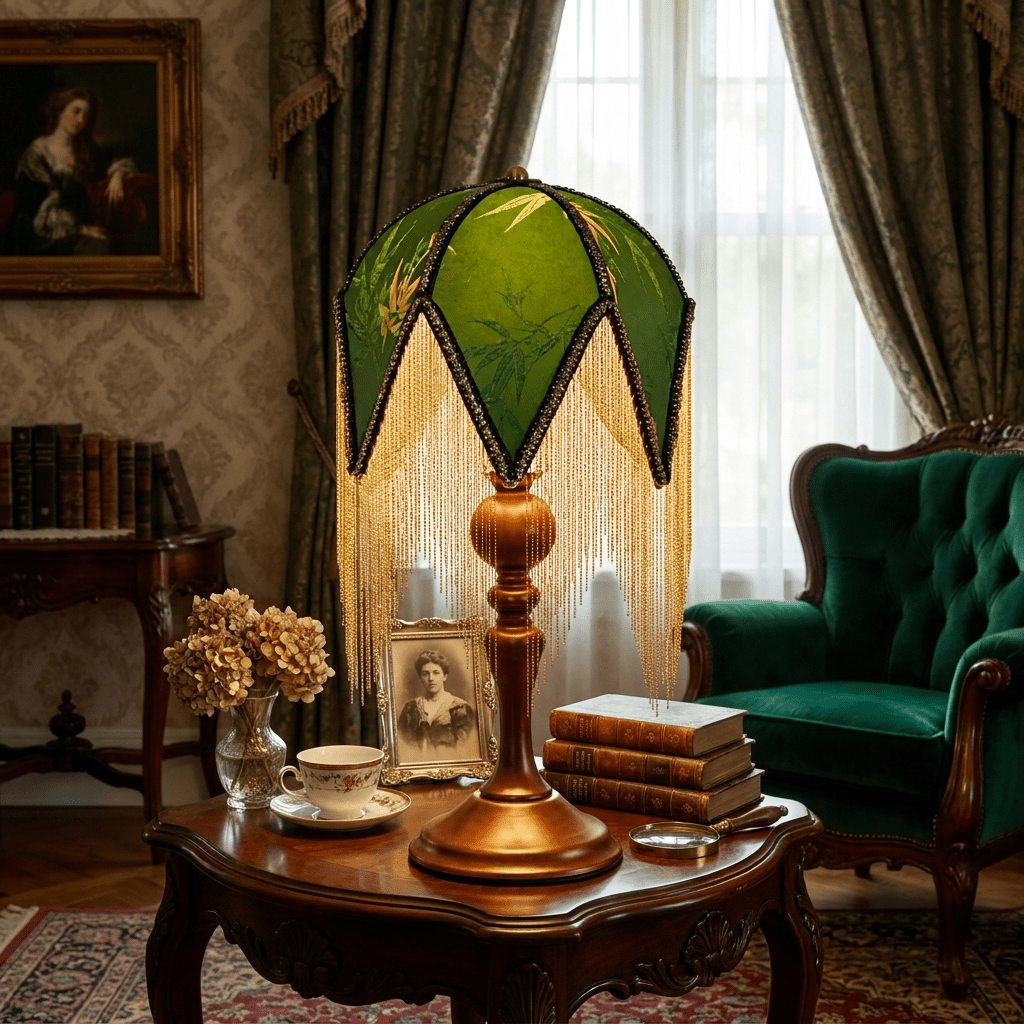 Beaded Fringe Table Lamp — Table Lamp | Maison Monashee — view 5