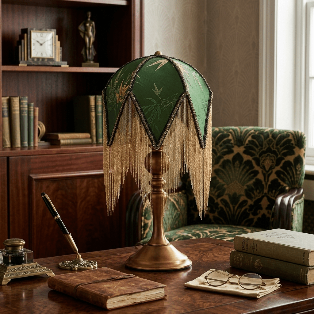 Beaded Fringe Table Lamp — Table Lamp | Maison Monashee — view 6