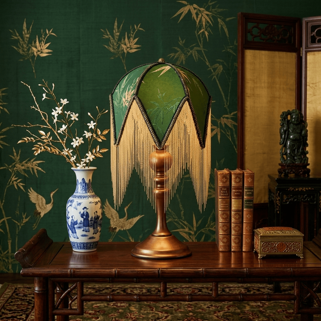 Beaded Fringe Table Lamp — Table Lamp | Maison Monashee — view 7