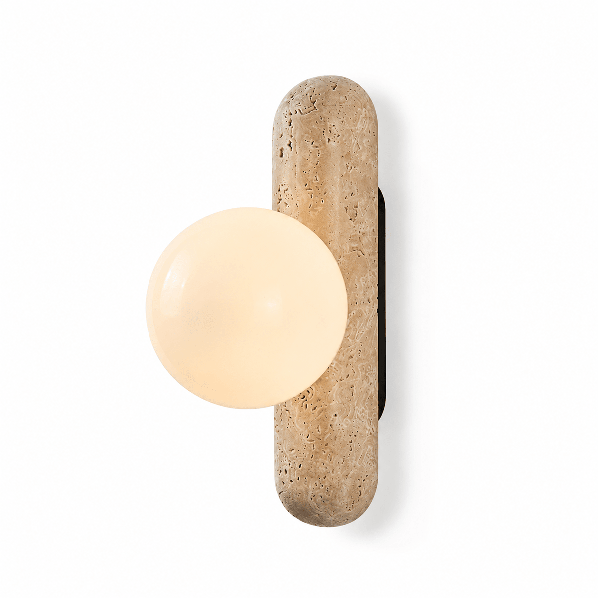 Glass Globe Vanity Light — Wall Sconce | Maison Monashee — view 4