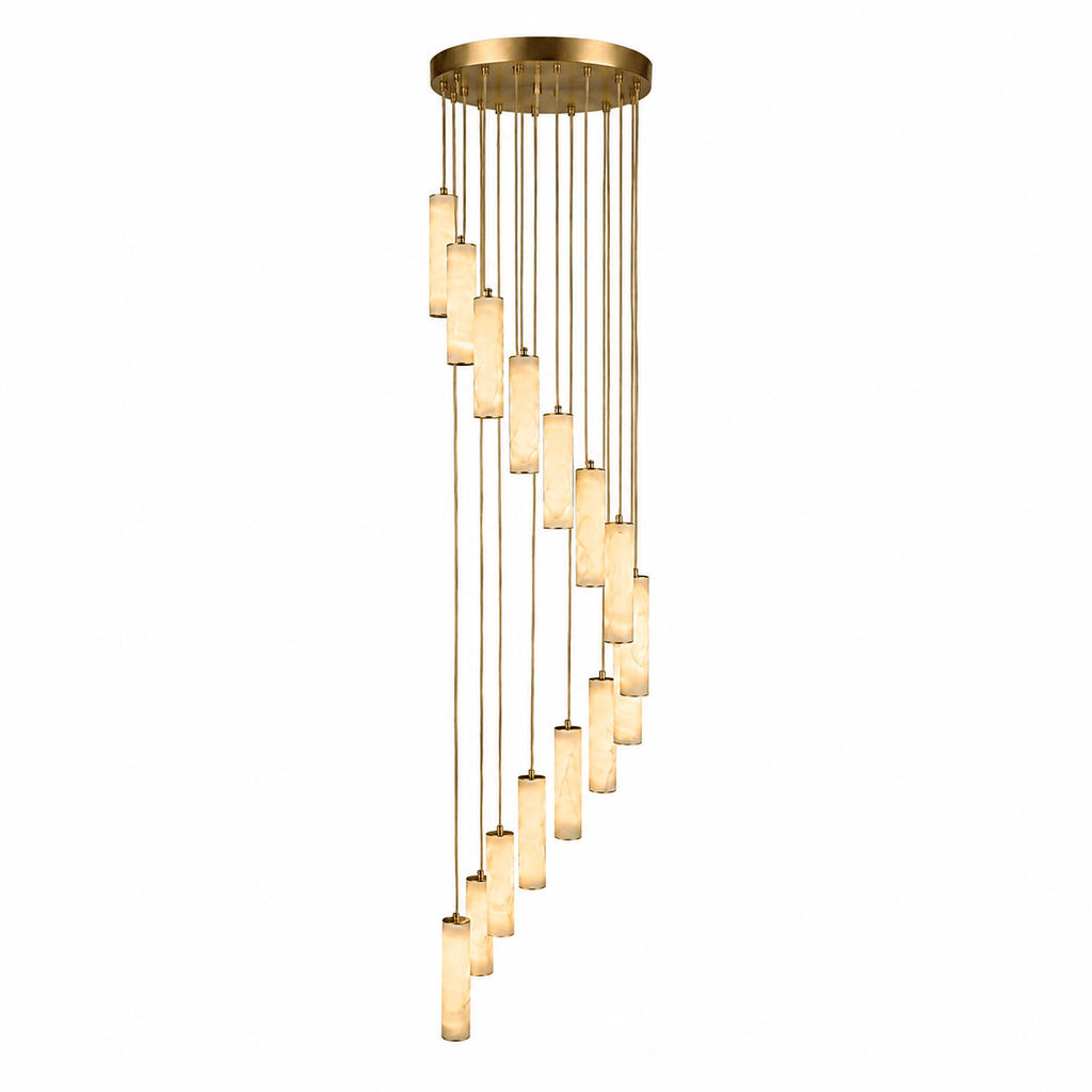 Spiral Staircase Chandelier — Chandelier | Maison Monashee — view 21
