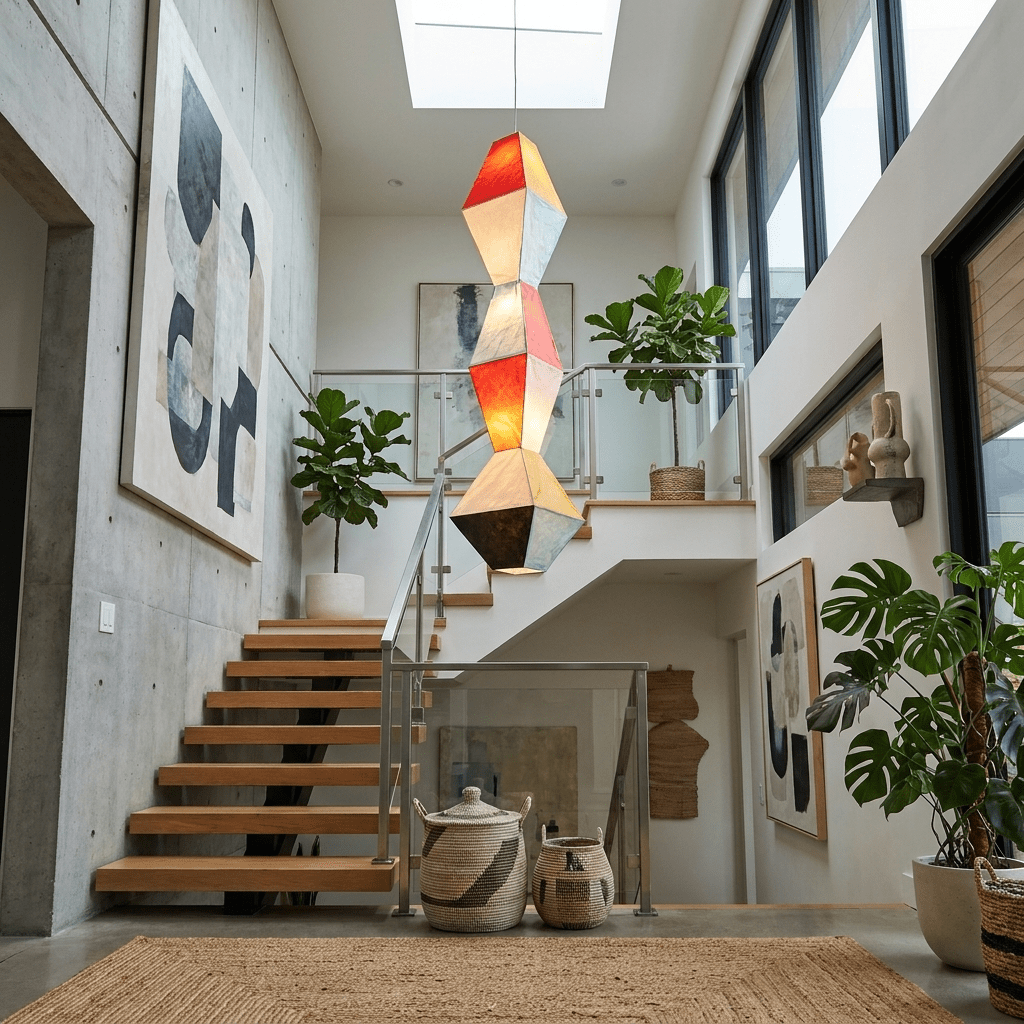 Large Geometric Pendant Light — Pendant Light | Maison Monashee — view 9
