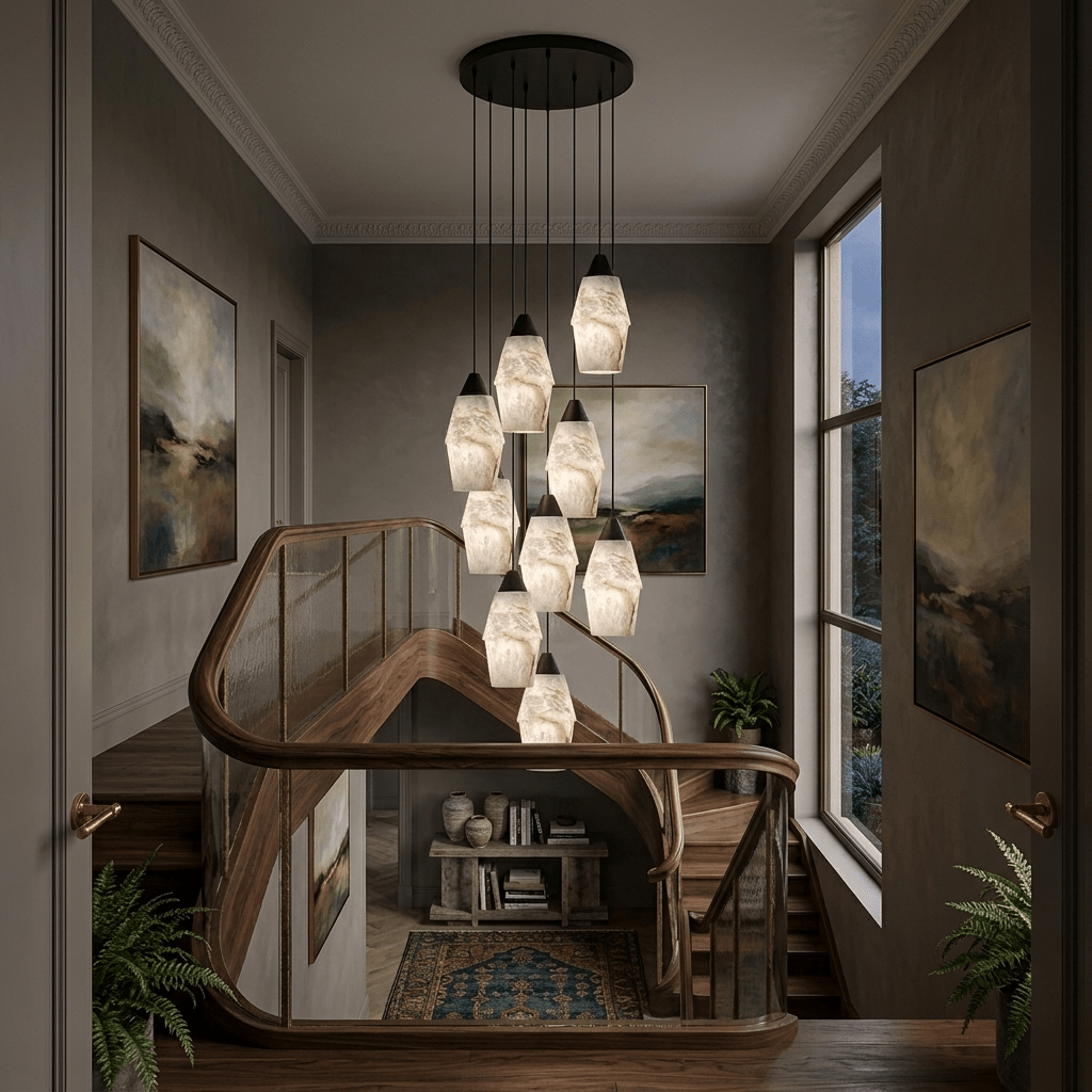 Black Lantern Chandelier — Chandelier | Maison Monashee — view 7