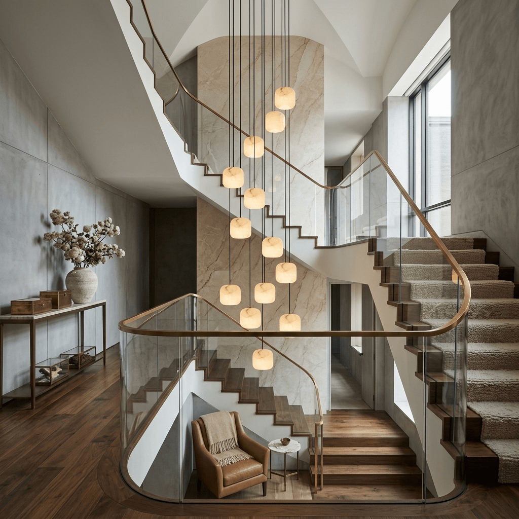 Large Cluster Pendant Chandelier — Chandelier | Maison Monashee — view 2