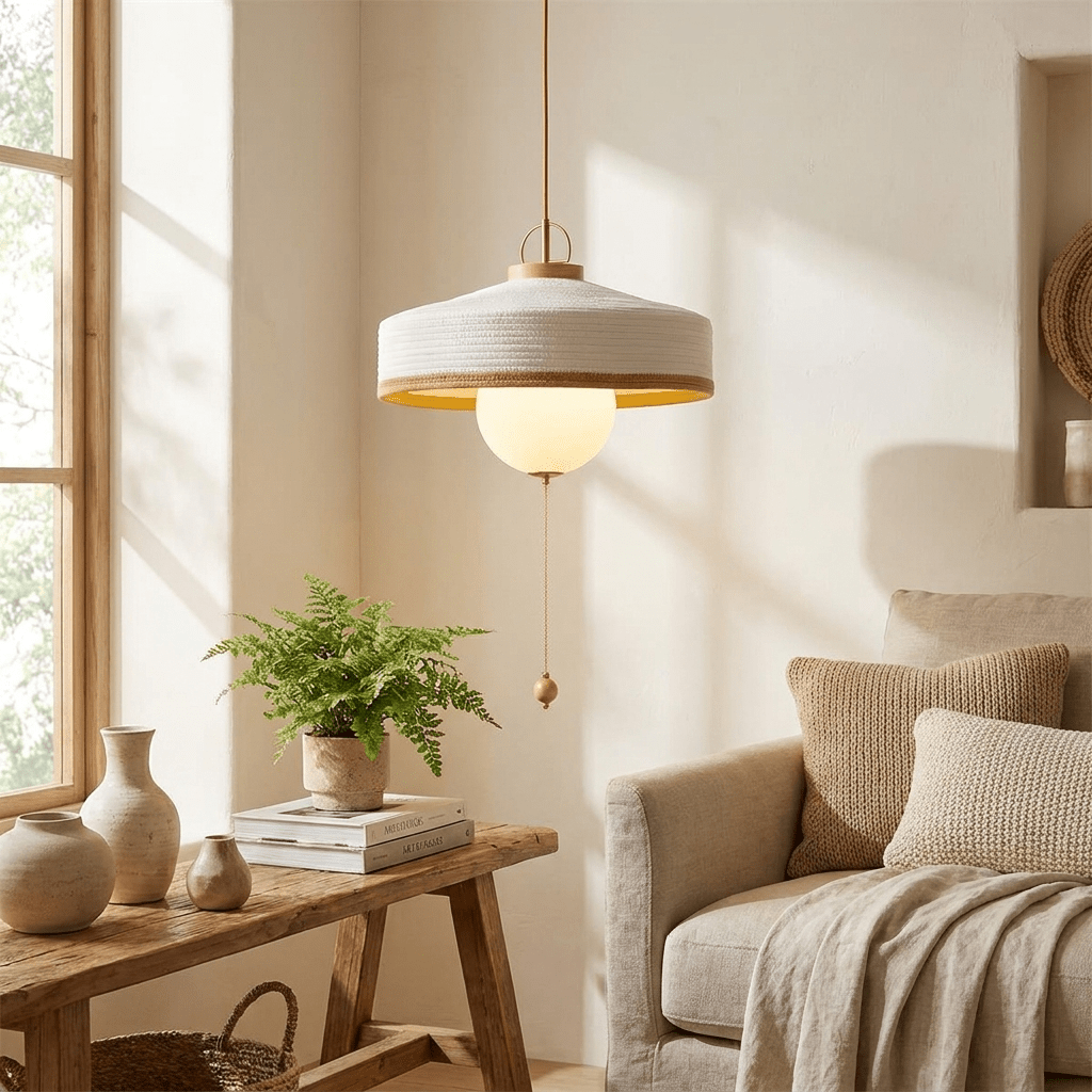 Mid-Century Modern Globe Pendant Light — Pendant Light | Maison Monashee — view 2