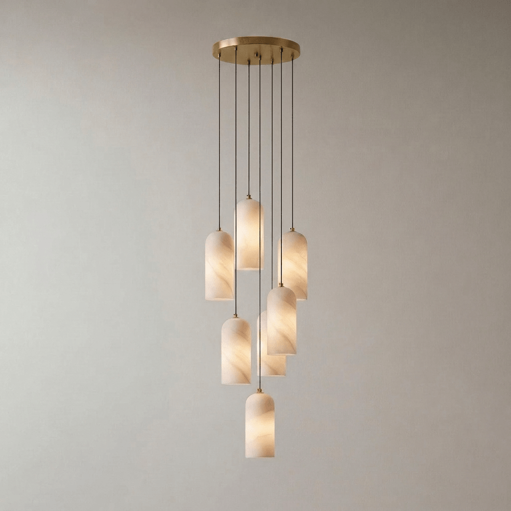 Modern Alabaster Pendant Light — Pendant Light | Maison Monashee — view 40