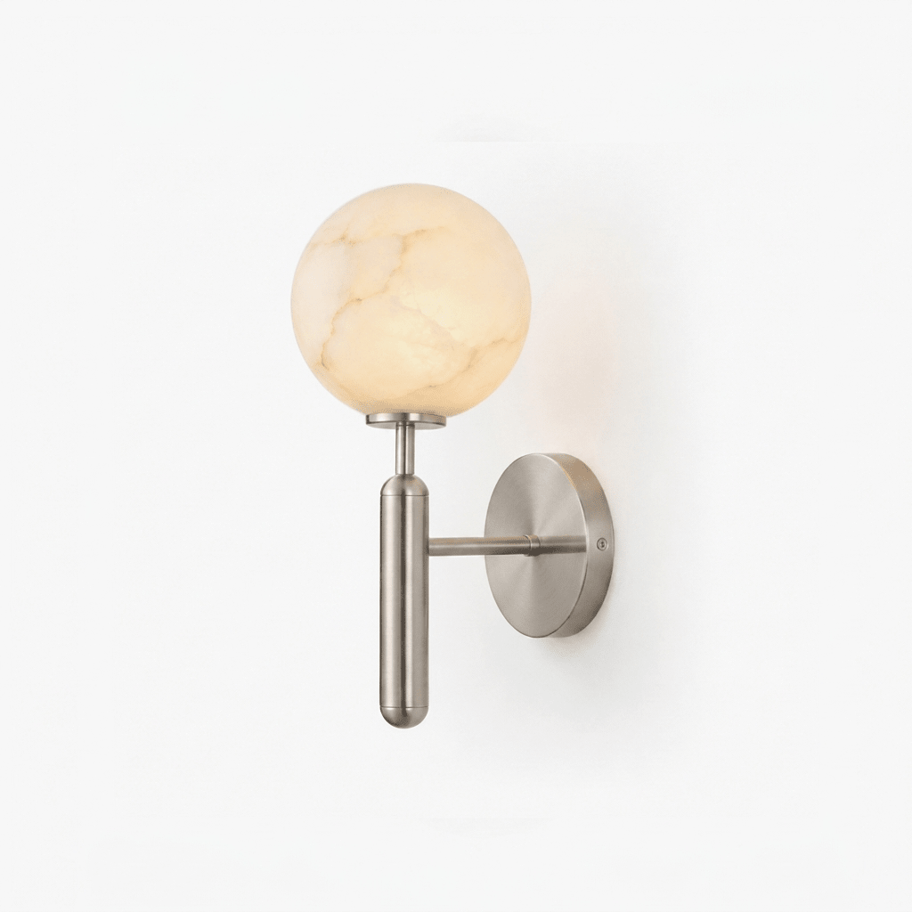 White Globe Sconce — Wall Sconce | Maison Monashee — view 5