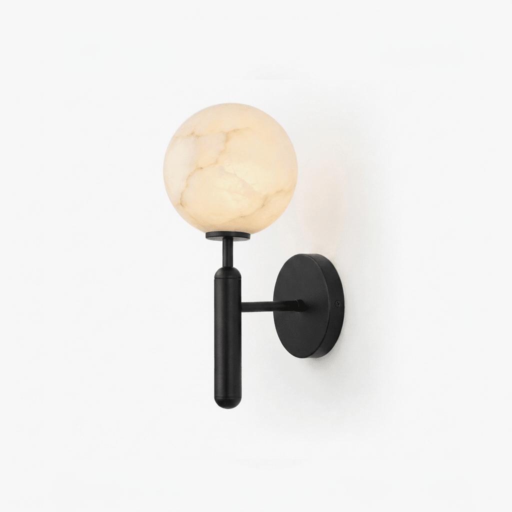 White Globe Sconce — Wall Sconce | Maison Monashee — view 6