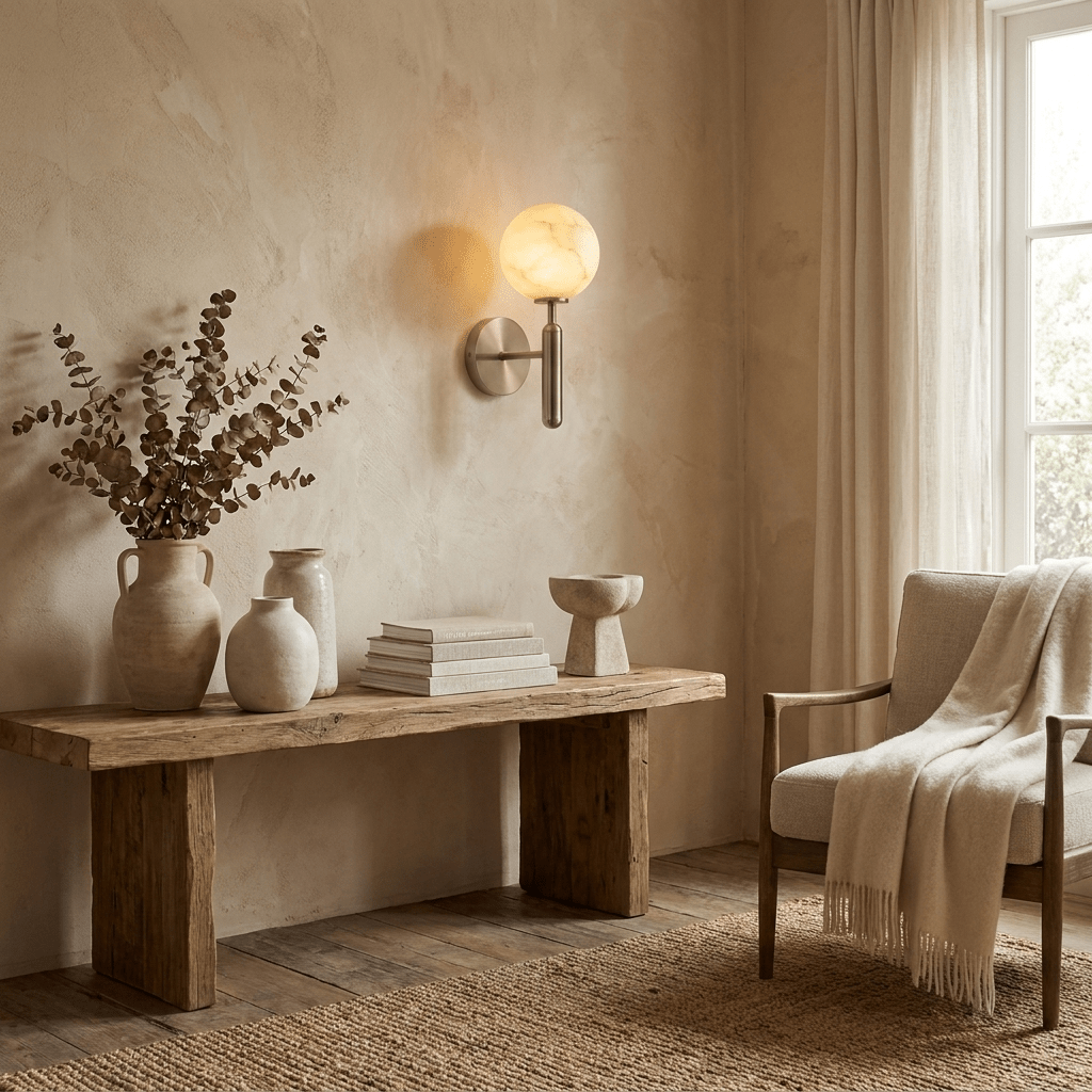 White Globe Sconce — Wall Sconce | Maison Monashee — view 12