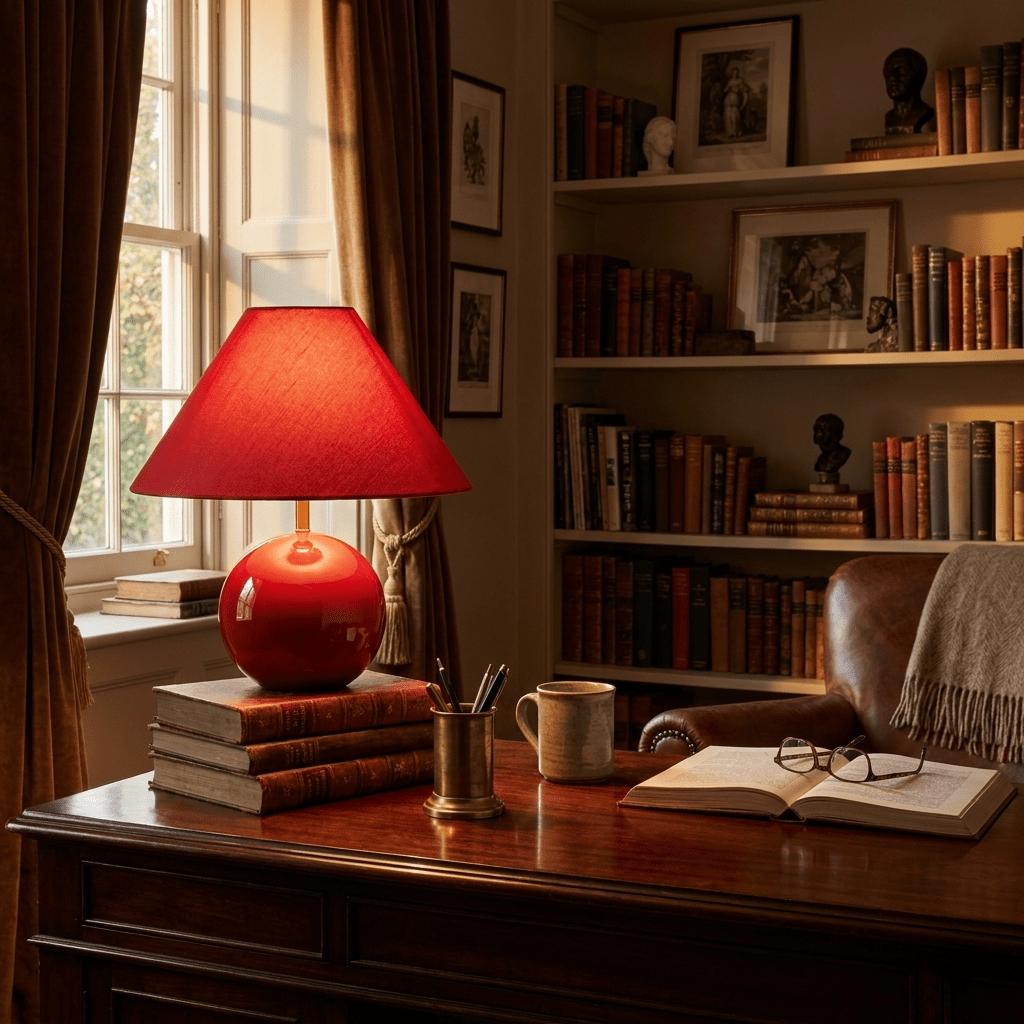 Ceramic Ball Table Lamp — Table Lamp | Maison Monashee — view 9