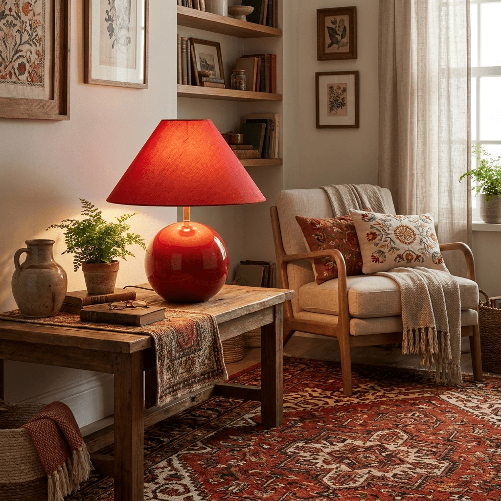 Ceramic Ball Table Lamp — Table Lamp | Maison Monashee — view 5